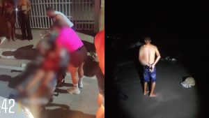 Mulher é esfaqueada e ex-companheiro é preso escondido no mar no Piauí
