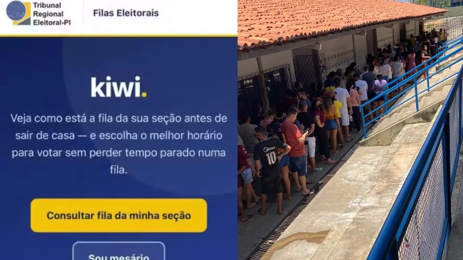 Eleições 2026: sistema Kiwi para consulta de filas volta no 2º turno