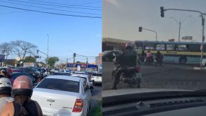 Vídeo: semáforo com defeito provoca congestionamento entre as avenidas Miguel Rosa e Joaquim Ribeiro, em Teresina