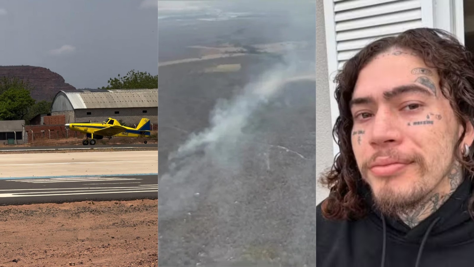 Whindersson Nunes aluga avião-tanque para ajudar no combate a incêndio