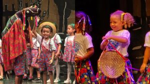Projeto de leitura leva 123 crianças ao palco em teatro de Teresina