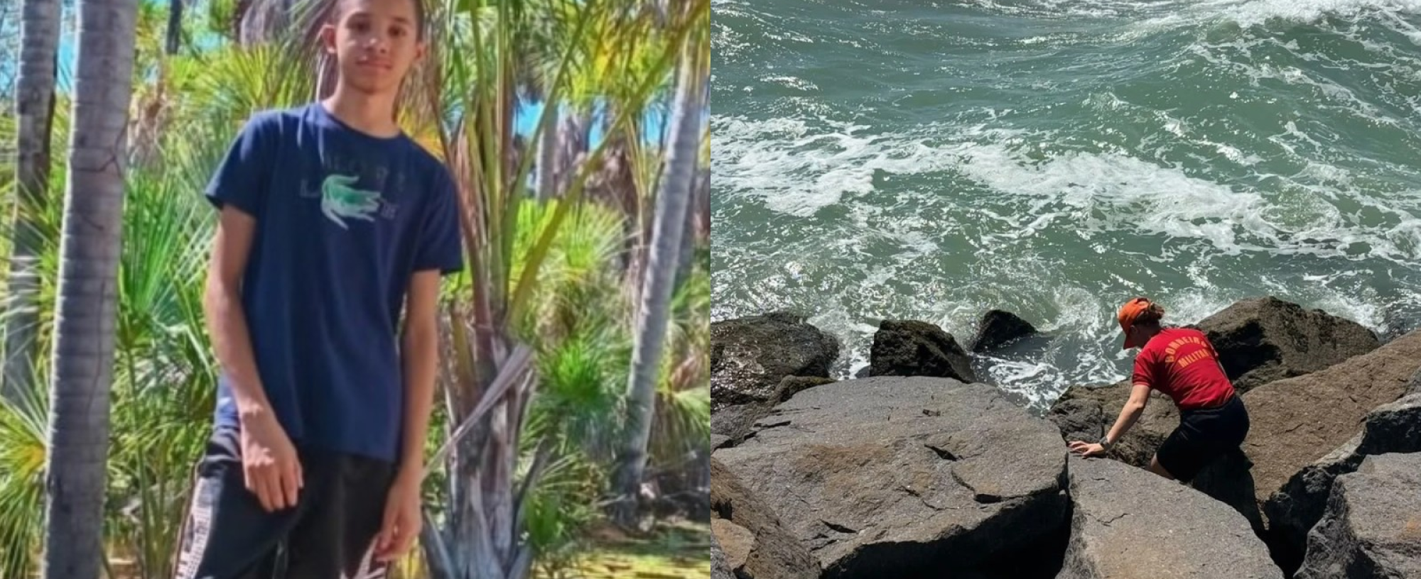 Corpo de adolescente desaparecido na Praia de Atalaia é encontrado após dois dias de buscas