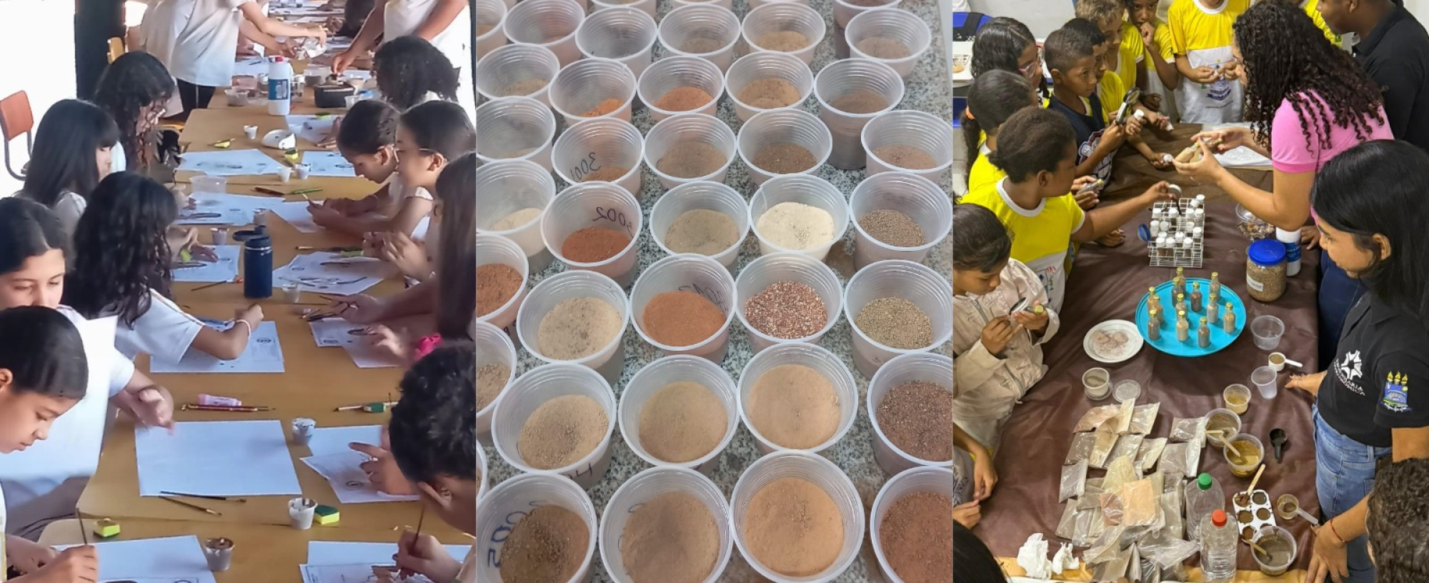 Projeto transforma terra em tinta para educação ambiental de crianças