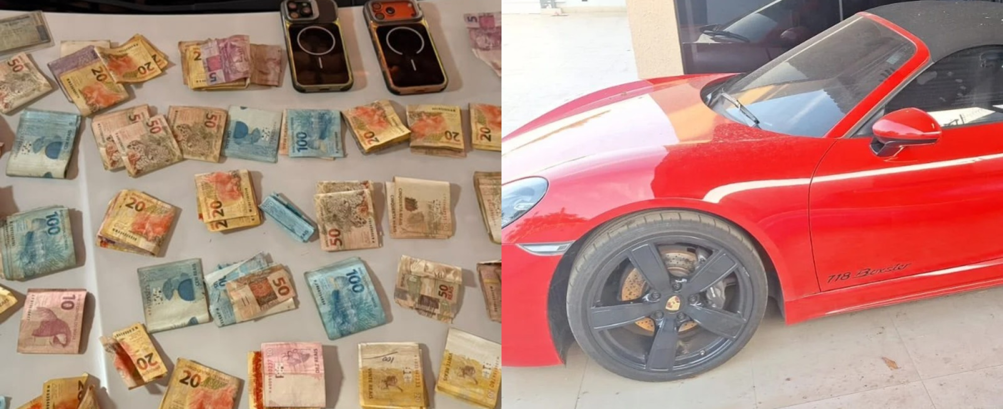 Porsche, armas e R$ 20 mil são apreendidos em operação contra organizações criminosas no PI e MA