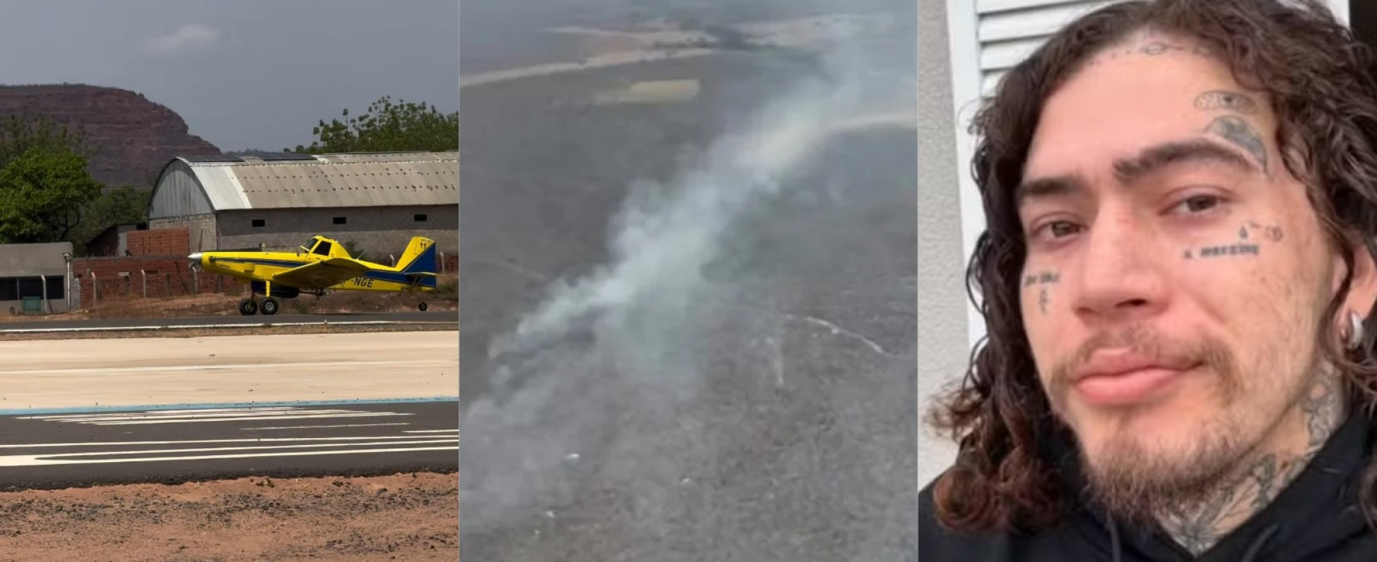 Whindersson Nunes aluga avião-tanque para ajudar no combate a incêndio