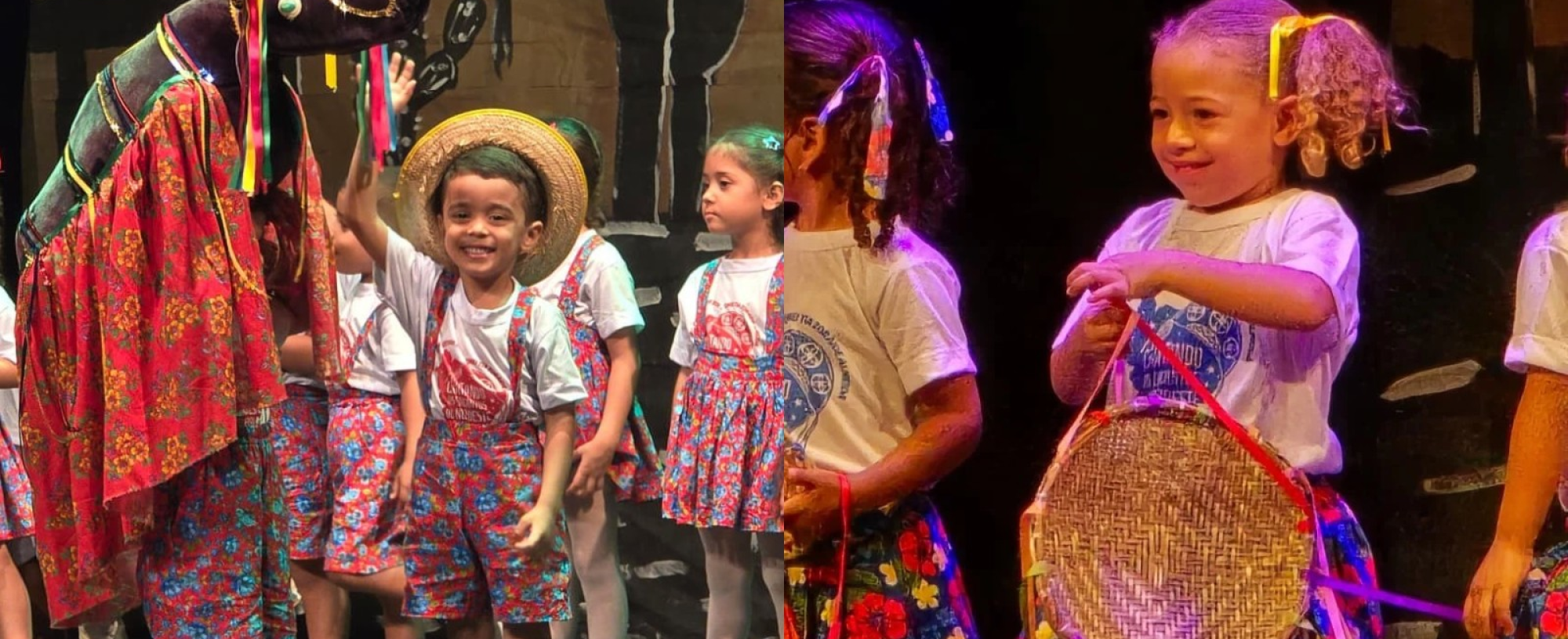 Projeto de leitura leva 123 crianças ao palco em teatro de Teresina